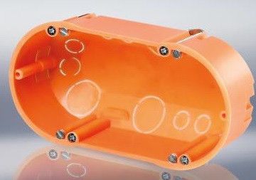 68/47 Hohlwanddose | 2fach - doppelt | VPE 10 Stück