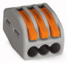 Verbindungsklemme Wago 222-413 | 3x1,5-4,0 mm² | VPE 50 Stück