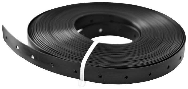 Montagelochband 12 mm breit | aus Kunststoff | VPE 10 Rollen mit je 10 Meter