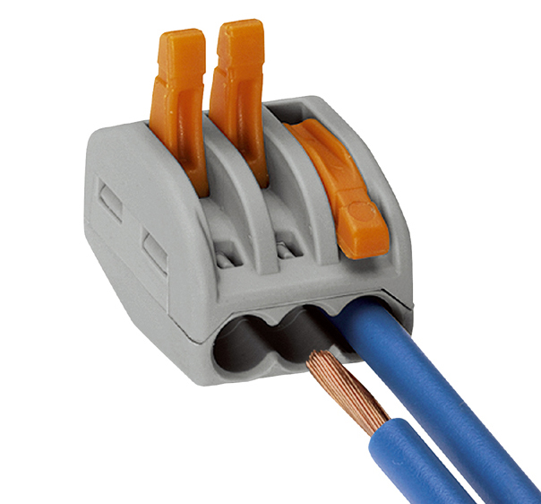 Verbindungsklemme Wago 222-412 | 2x0,08-4,0 mm² | VPE 50 Stück